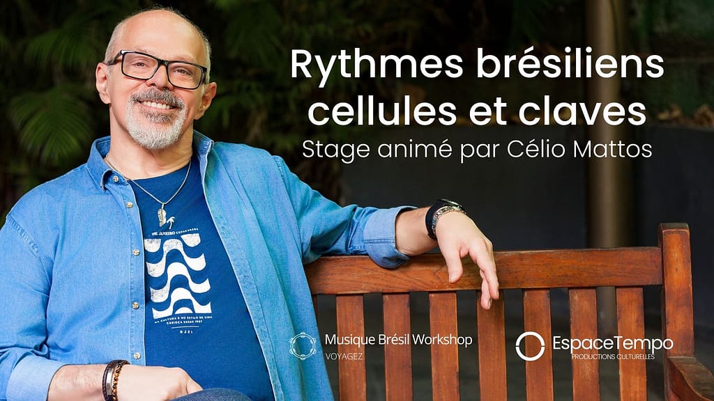 Célio Mattos en exploration musicale à Rio, explorant les rythmes brésiliens.