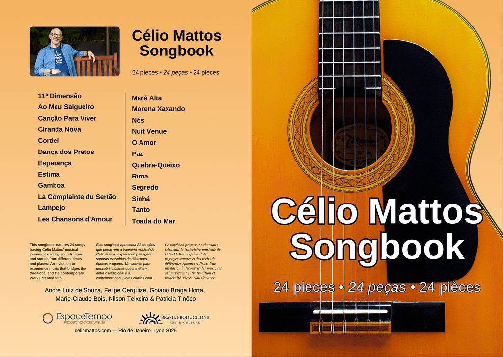 Partitions de musique brésilienne – Publications de Célio Mattos